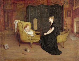 Her Idol, c.1868-70 (oil on canvas) alkotó: William Quiller Orchardson