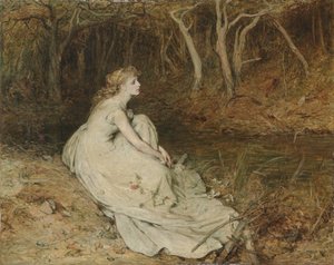 Ophelia, 1874 körül (olaj, vászon)