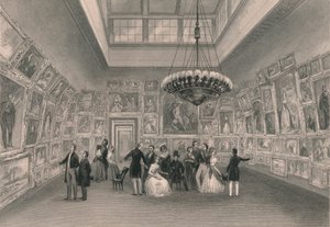 A Királyi Akadémia kiállítása. - Privát nézet, c1844.