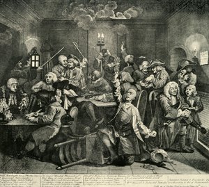 Szerencsejáték a Whites Clubban, 1734, 1925.