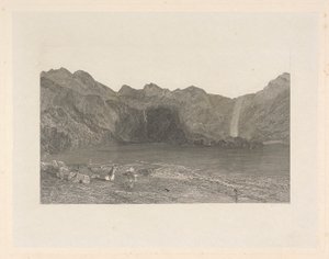 Keswick-tó, Cumberland alkotó: William Radclyffe