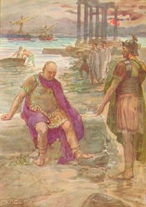 Gaius Marius száműzetésben ül Karthágó romjai között, c1912 1912