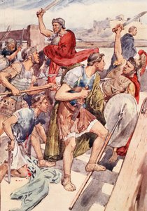 Gaius Gracchus üldözése, illusztráció a "Plutarchos