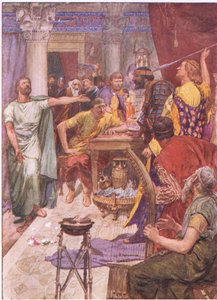 Alexander és Clitus veszekedése a Plutarch Livesból, a T C & E C Jack Ltd. kiadásában