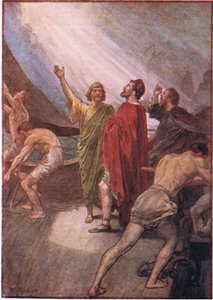 Timoleon Szicíliába indul a Plutarch Livesból, amelyet a T C & E C Jack Ltd adott ki alkotó: William Rainey