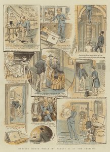 Háztartás, amíg a családom a tengerparton van (chromolitho)