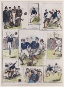 Vázlatok a glasgow-i nemzetközi labdarúgó-mérkőzésen, 1872