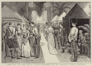 A Royal Scots Fusiliers bálja a glasgow-i St Andrew