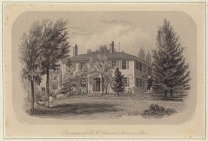 Ralph Waldo Emerson lakóhelye alkotó: William Rickarby Miller