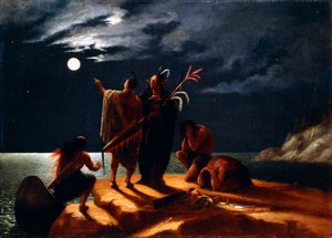 Az indiánok holdfogyatkozást tapasztalnak, 1848-50 körül