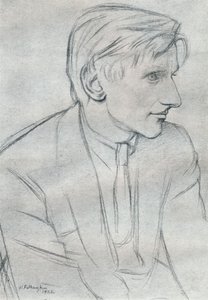 "Edmund Charles Blunden 1896-1974 alkotó: William Rothenstein