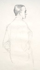 Max Beerbohm, 1898. alkotó: William Rothenstein
