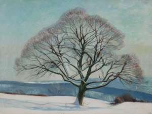 Fa télen alkotó: William Rothenstein