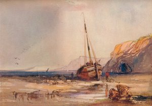 Tengerparti jelenet, 1840 alkotó: William Roxby Beverley