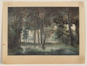 Kilátás a művész Springland nevű birtokáról, avagy az elíziumi lugas alkotó: William Russell Birch