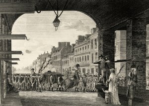 George Washington temetési menete a philadelphiai High Street mentén