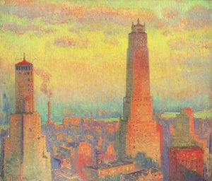 Ritz Tower, New York City (olaj, vászon)