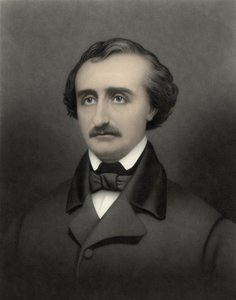 Edgar Allan Poe (1809-1849) amerikai író portréja.