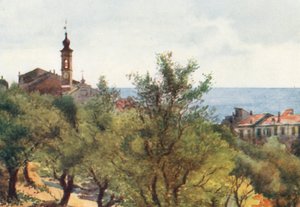Ospedaletti (színes litográfia)