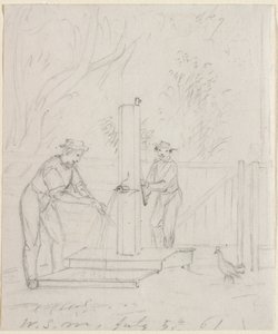 A szivattyúnál, 1861.