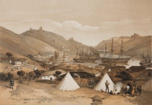 Balaclava. Kilátás a tengerre, 1855 alkotó: William Crimea Simpson