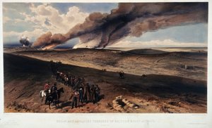 A Redan és a brit árkok alkotó: William Crimea Simpson
