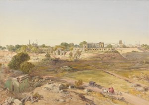 A rezidencia, Lucknow alkotó: William Simpson