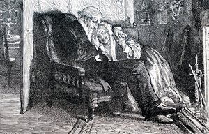 Egy idős házaspár. Szerző: William Small (1843-1929) angol illusztrátor. 1880 (metszet) alkotó: William Small