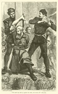 Kezét a karónak tartották, és leütötték alkotó: William Small