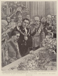 A lakoma Lord Kitchenernek a Mansion House-ban, A Sirdar egészsége