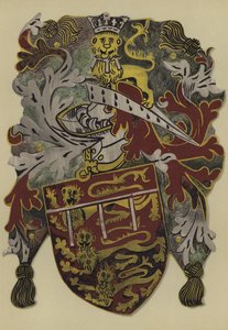 Sir John Mowbray, Surrey és Warenne grófja, Norfolk hercege és gróf marsall, 1472-1475-6 (chromolitho)
