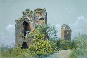 Traianus Sette fürdői eladó, Villa Brancaccio, Róma, kb. 1882.