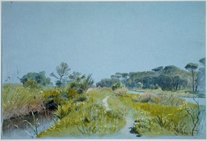 Castel Fusano - Róma közelében alkotó: William Stanley Haseltine