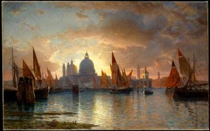 Santa Maria della Salute, naplemente alkotó: William Stanley Haseltine
