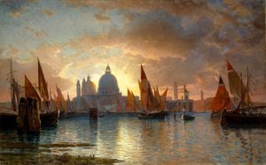 Santa Maria della Salute, Naplemente, 1870-85.
