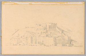 Tájtanulmány, Spezia, Olaszország alkotó: William Stanley Haseltine