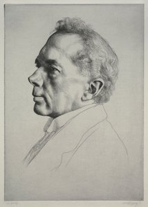 Campbell Dodgson, profil balra alkotó: William Strang