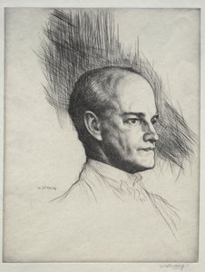 John Galsworthy, 1920. alkotó: William Strang