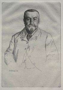 H. Cock portréja, 1895. alkotó: William Strang