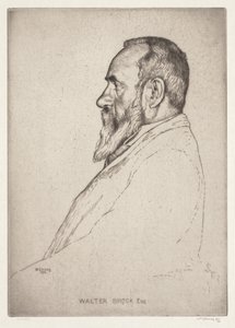 Walter Brock portréja alkotó: William Strang