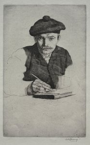 Önarckép, 1885. alkotó: William Strang