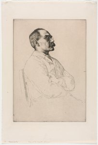 Sir Rudyard Kipling, 1898. alkotó: William Strang