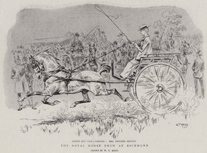 A Royal Horse Show Richmondban alkotó: William T. Maud