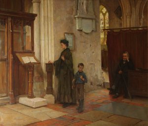 Az özvegy atka, 1890 alkotó: William Teulon Blandford Fletcher