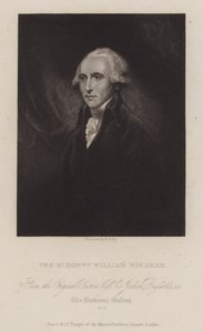 William Windham, angol whig politikus (metszet)