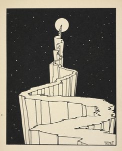 A Holdhoz vezető út, 39. lemez az „A Book of Images”-ből, bevezette W. B. Yeats