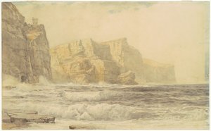 Baldart kastély, Kilkee, Clare megye, Írország alkotó: William Trost Richards
