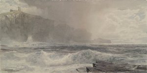 Tenger és sziklák alkotó: William Trost Richards