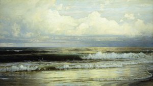 Napsütötte felhők és tenger, 1897 alkotó: William Trost Richards