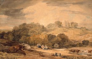 Donnington kastély, Newbury, Berkshire alkotó: Joseph Mallord William Turner